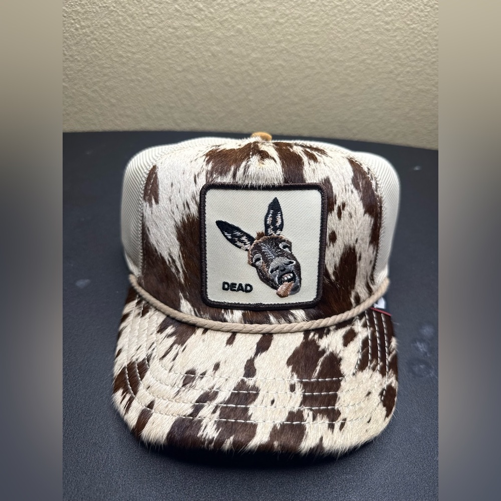 GOORIN BROS “DEAD” Donkey Cowhide Trucker Hat – The Farm Collection